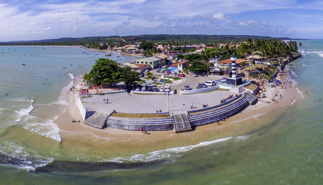 Aerial image of Pontal do Coruripe, Alagoas