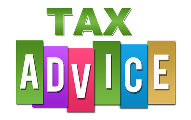 Tax Advice Colorful Professional 