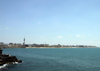 The view of Cadiz is one of the most ancient cities of Western Europe.