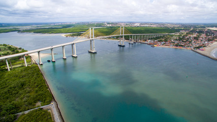 Fototapeta na wymiar Aerial View of Natal, Rio Grande do Norte, Brazil