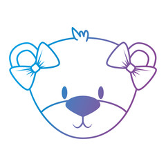 cute and adorable bear teddy female character