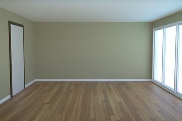 Fototapeta premium Empty room interior 3d rendering