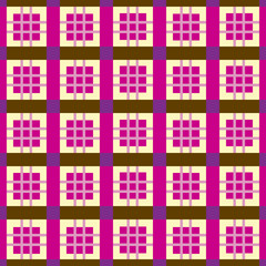 seamless pattern in a cage. background Gift