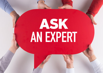 Group of People Message Talking Communication ASK AN EXPERT Concept