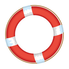 float lifeguard isolated icon