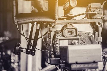 Detail image of video shoot professional