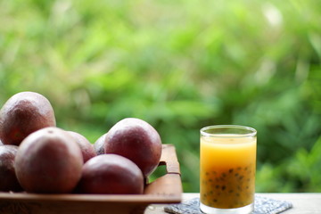 fresh passion fruit