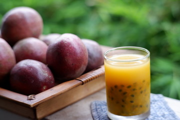 fresh passion fruit