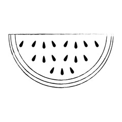watermelon sliced fruit icon