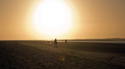 Fototapeta premium Abendstimmung auf der Insel