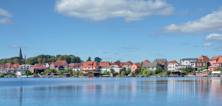 die Inselstadt Malchow in der Mecklenburgischen Seenplatte,Mecklenburg-Vorpommern,Deutschland