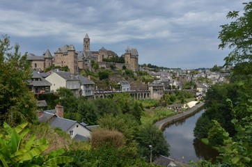 Uzerche, cité médiévale, Corrèze, France