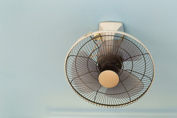 Ceiling Fan on wall
