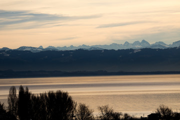 Sonnenuntergang am Bodensee