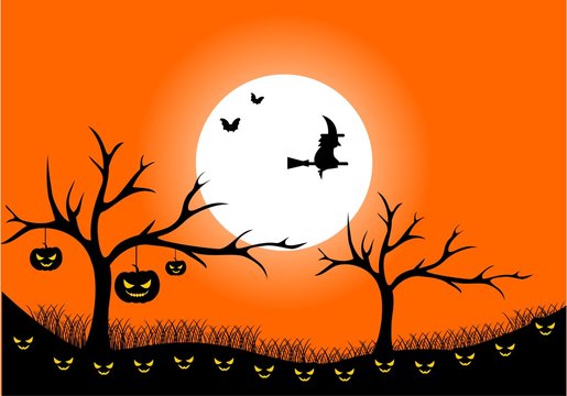 Halloween Design Logo 