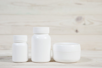 Medicine Bottle. Blank medicine bottle isolated