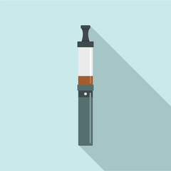 Modern vape pen icon. Flat illustration of modern vape pen vector icon for web design