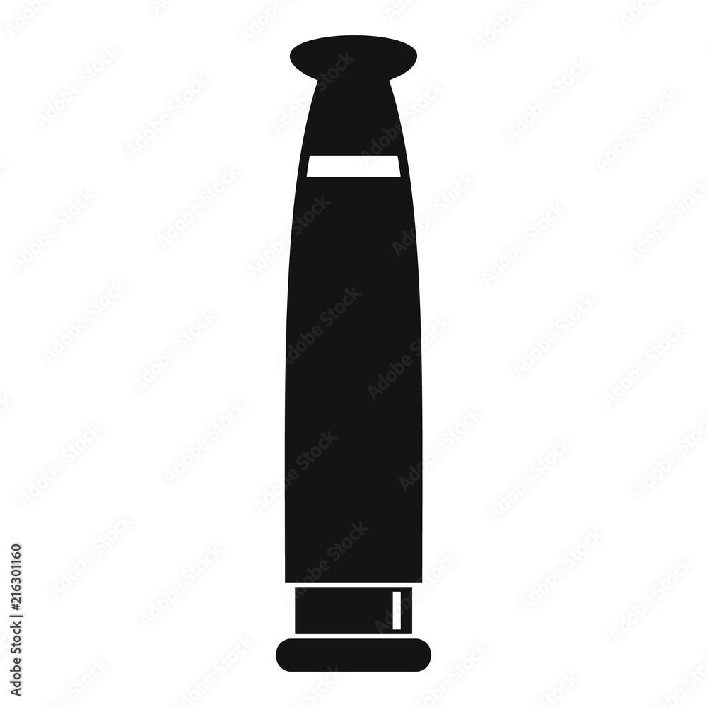 Sticker Rechargable vape battery icon. Simple illustration of rechargable vape battery vector icon for web design isolated on white background