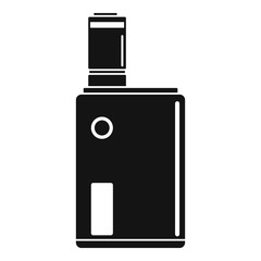 Vaping box icon. Simple illustration of vaping box vector icon for web design isolated on white background