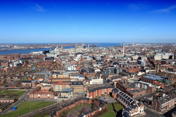 Liverpool cityscape