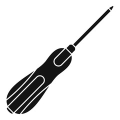 Screwdriver icon. Simple illustration of screwdriver vector icon for web design isolated on white background