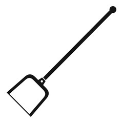 Garden shovel icon. Simple illustration of garden shovel vector icon for web design isolated on white background