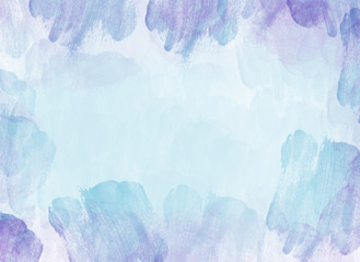 Abstract beautiful brush Colorful watercolor illustration painting background and backdrop.