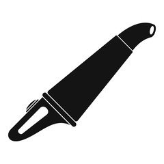 Car vacuum cleaner icon. Simple illustration of car vacuum cleaner vector icon for web design isolated on white background