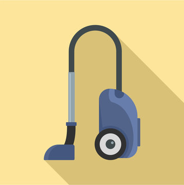 House vacuum cleaner icon. Flat illustration of house vacuum cleaner vector icon for web design