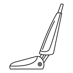 Hotel vacuum cleaner icon. Outline hotel vacuum cleaner vector icon for web design isolated on white background