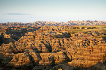 View from Badlands National Park in South Dakota