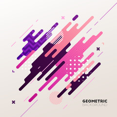 Abstract geometric background. Vector illustration. 