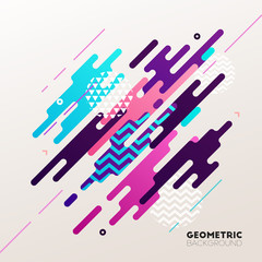 Abstract geometric background. Vector illustration. 