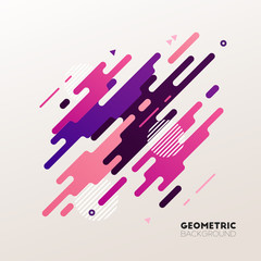 Abstract geometric background. Vector illustration. 