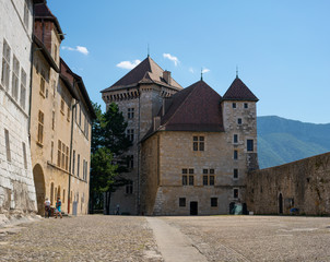 Fototapeta na wymiar Annecy Castle in Haute-Savoie France
