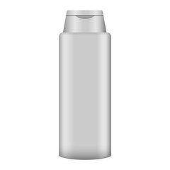 Lotion bottle mockup. Realistic illustration of lotion bottle vector mockup for web design isolated on white background