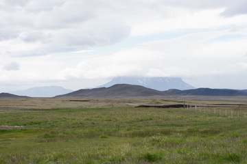 Landschaft im Möðrudalsöræfi - Gebiet / Hochland im Nord-Osten Islands