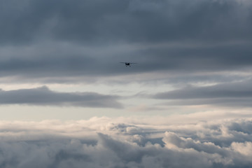 Above the clouds
