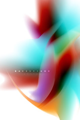 Holographic fluid colors flow, colorful liquid mixing colours motion concept