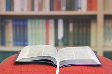 Obraz premium Open book. Bible