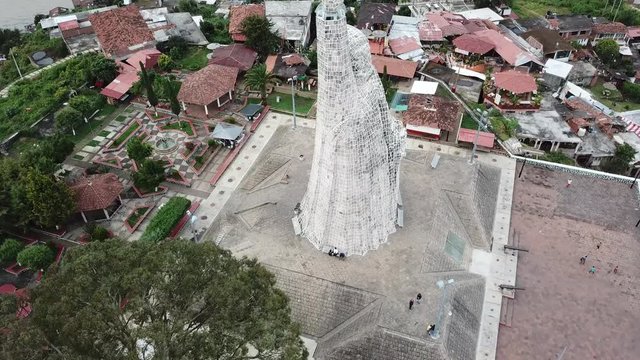 General Shot of Janitzio in Michoacan Mexico