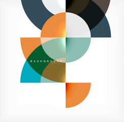 Modern circle abstract background