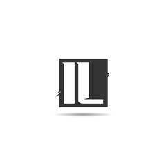 Initial Letter IL Logo Template Design