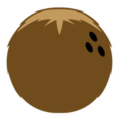 Isolated coconut icon