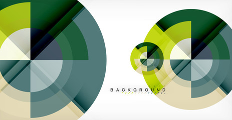 Fototapeta premium Vector circle abstract background