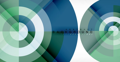 Obraz premium Vector circle abstract background