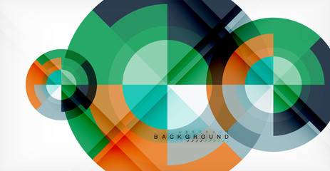 Obraz premium Wektorowy okręgu abstrakta tło