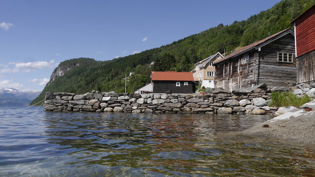 Hopland Kai, alte Panoramastra&szlig;e zwischen Nordfjordeid und Stryn