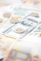 blurred dollar money  background