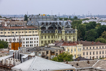 Odessa, Ukraine. City landscape houses view